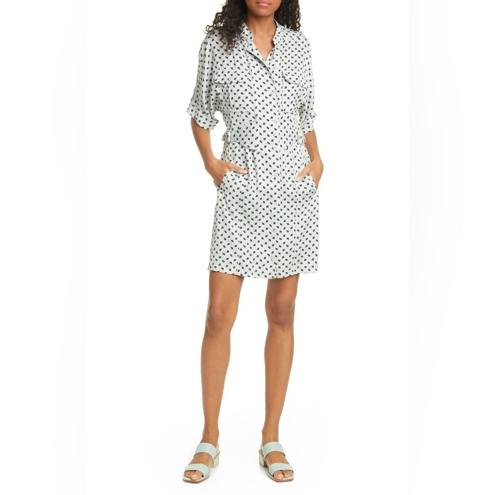 Equipment Femme Absalone Shirt Dress Size XS